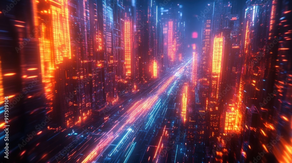 Neon Cityscape Neon Cityscape