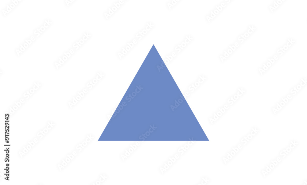 Equilateral triangle in mathematics. Up arrow triangle line vector icon. Equilateral triangle in mathematics. Up arrow triangle line vector icon.
