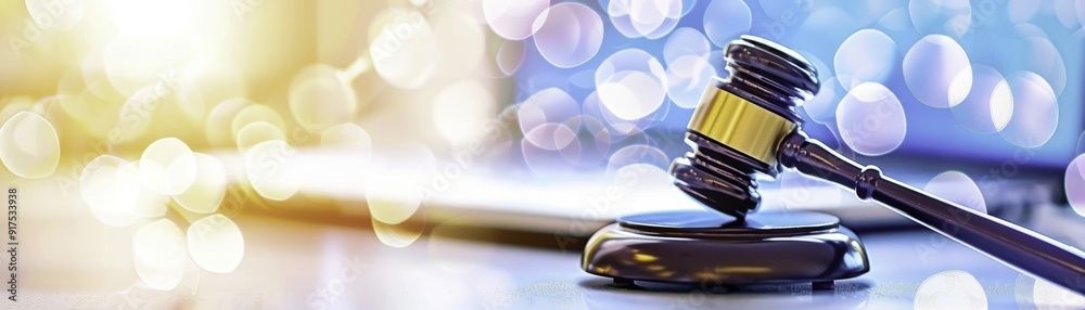 Gavel and Bokeh Lights Gavel and Bokeh Lights