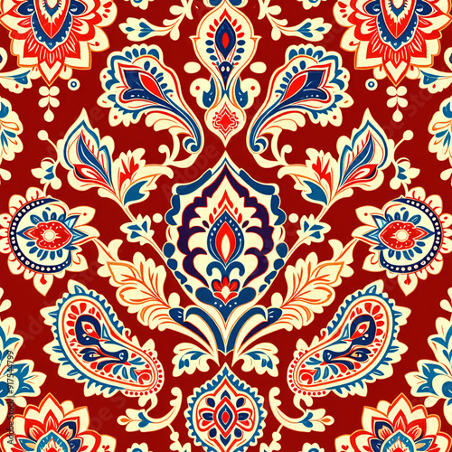 pattern with flowers, seamless floral pattern
