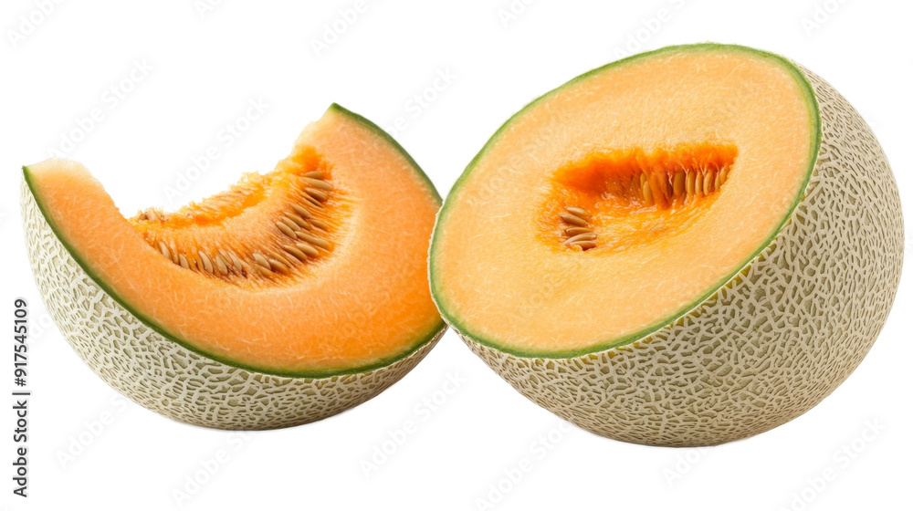 Freshly Sliced Cantaloupe Freshly Sliced Cantaloupe