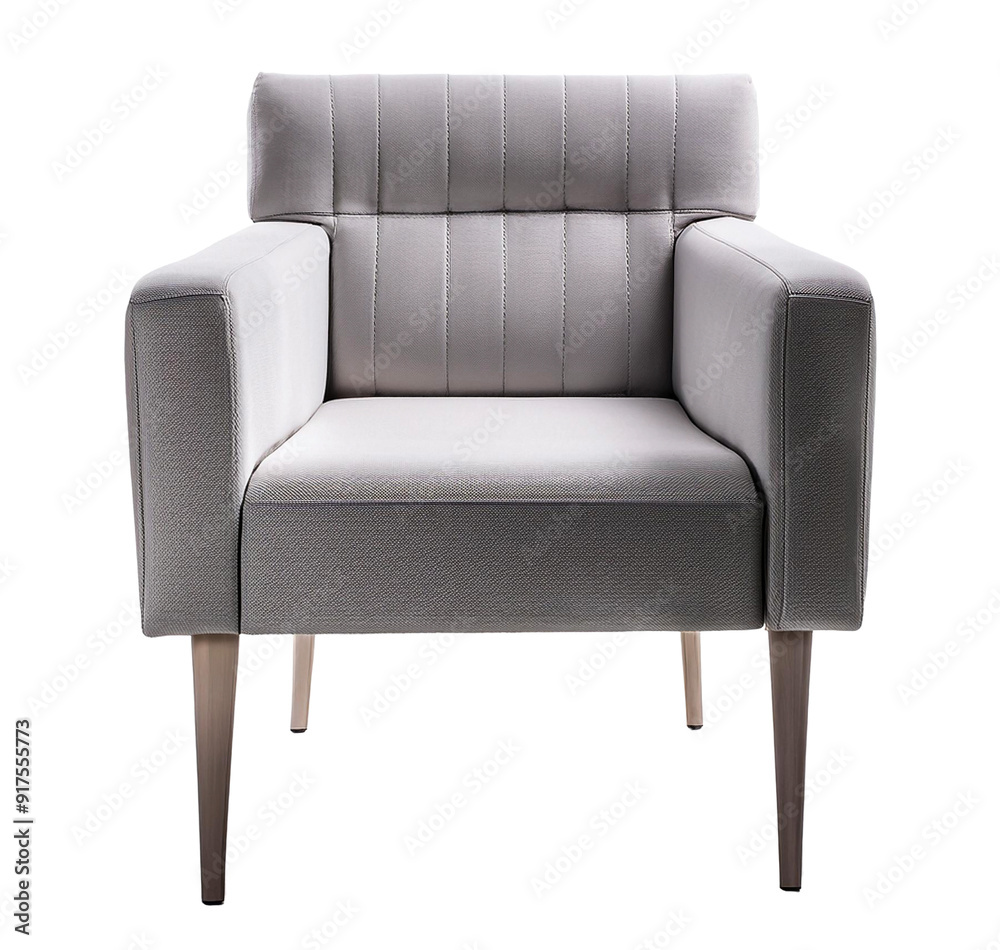 Elegant Armchair With Fabric Upholstery Elegant Armchair With Fabric Upholstery