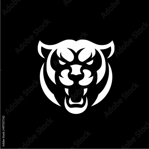 tiger head vector photo