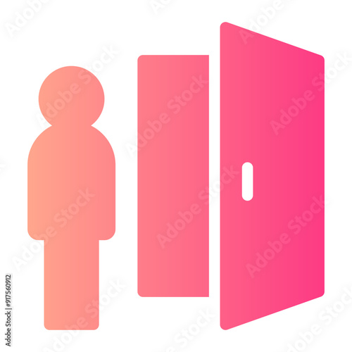 redundancy gradient icon