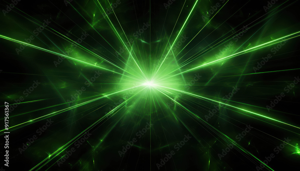 Vivid Green Laser Beams Piercing Through the Darkness in a Stunning Display of Light Vivid Green Laser Beams Piercing Through the Darkness in a Stunning Display of Light