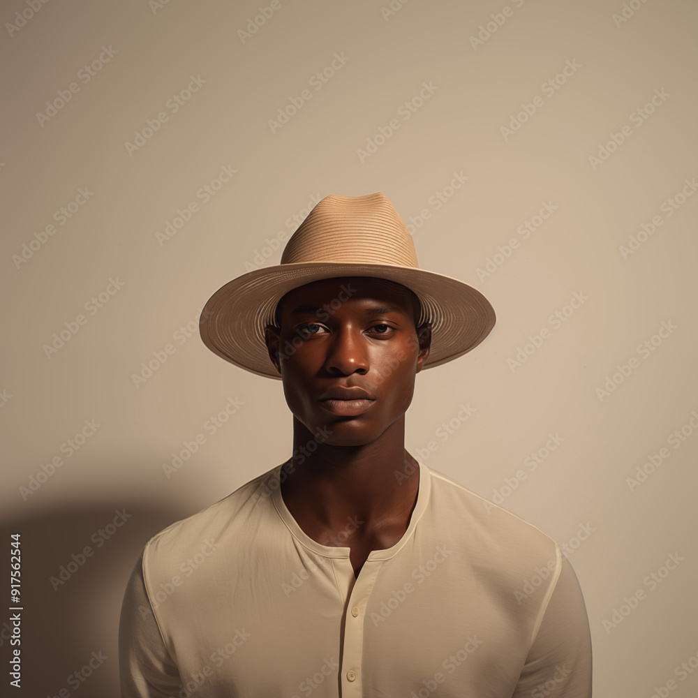 Stylish black male model photoshoot in contemporary streetwear and minimalist fashion Stylish black male model photoshoot in contemporary streetwear and minimalist fashion