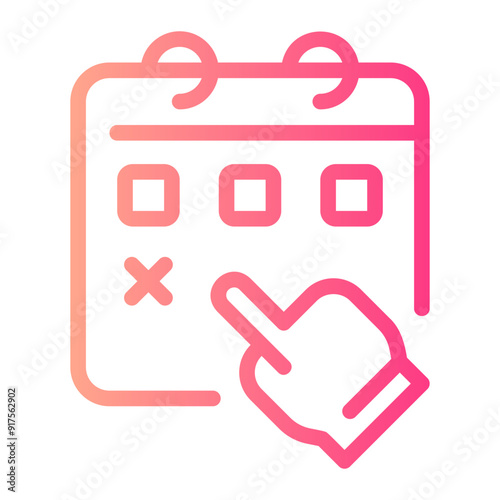 closedown gradient icon