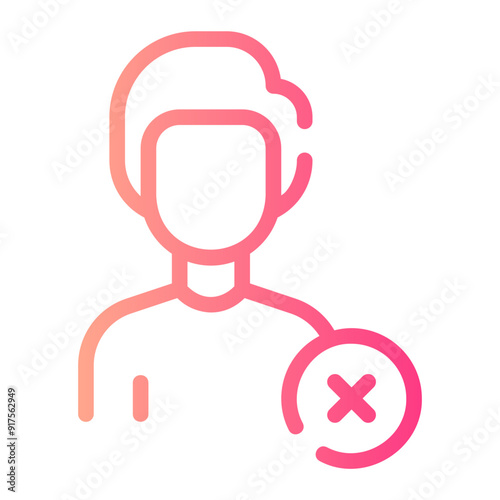 layoff gradient icon