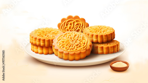 Delicious Mid-Autumn Festival mooncake pictures