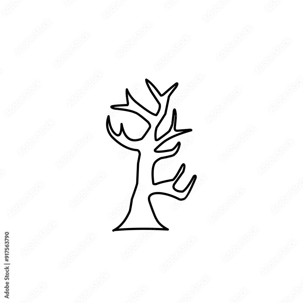 dry tree outline dry tree outline