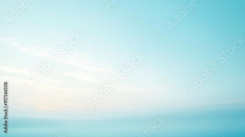 Wallpaper Mural Light blue gradient background with a serene and calming appearance Torontodigital.ca
