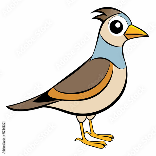 lark isolated on white background, lark vector illustration, bird on a branch vector art, lark silhouette, bird vector icon, Ducks on a branch line art, eps

