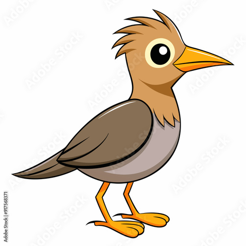 lark isolated on white background, lark vector illustration, bird on a branch vector art, lark silhouette, bird vector icon, Ducks on a branch line art, eps
