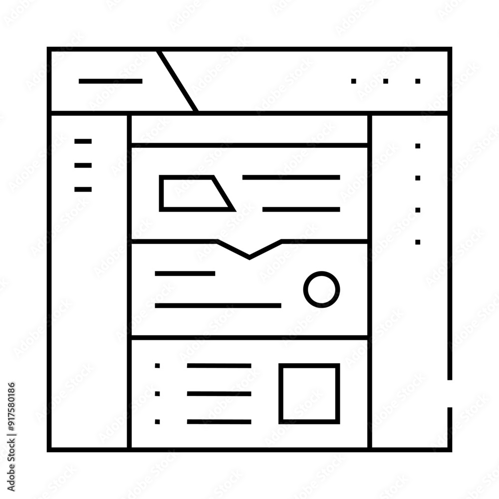 lending financial technology line icon vector. lending financial technology sign. isolated contour symbol black illustration lending financial technology line icon vector. lending financial technology sign. isolated contour symbol black illustration