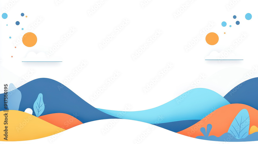 Abstract wave lines dance across a white canvas, creating a modern, flat illustration with playful textures. Abstract wave lines dance across a white canvas, creating a modern, flat illustration with playful textures.