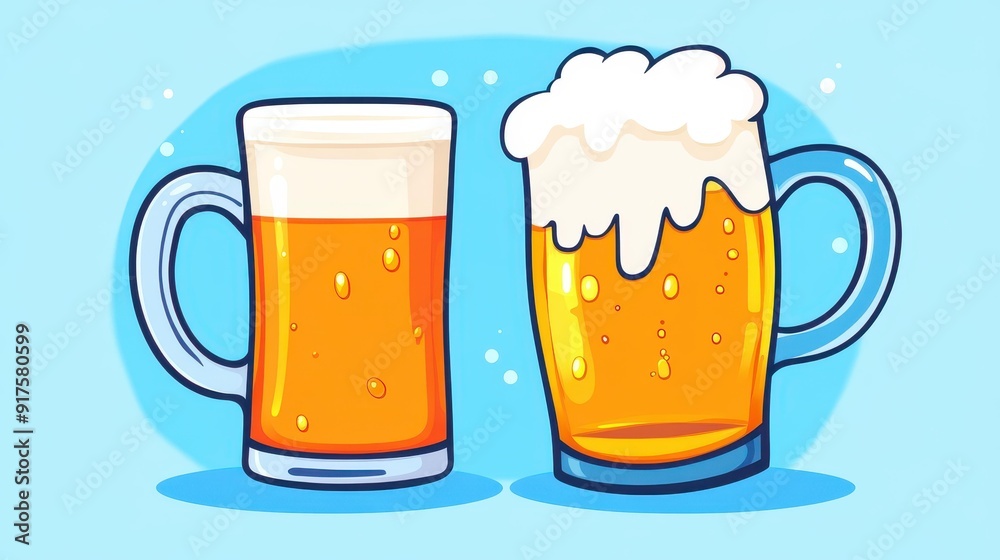Crisp line art of a beer mug, showcasing a fun, modern design with playful textures. Perfect for craft beer lovers Crisp line art of a beer mug, showcasing a fun, modern design with playful textures. Perfect for craft beer lovers