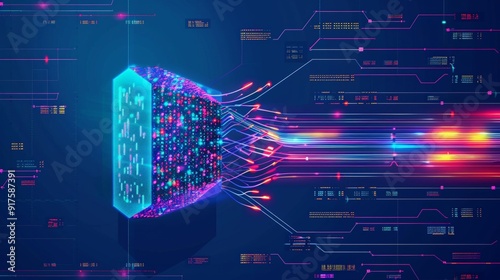 This image highlights the power of data mining and business analytics in extracting valuable knowledge from vast datasets.