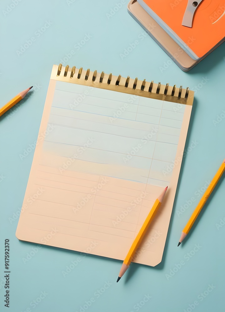 notepad and pencil notepad and pencil
