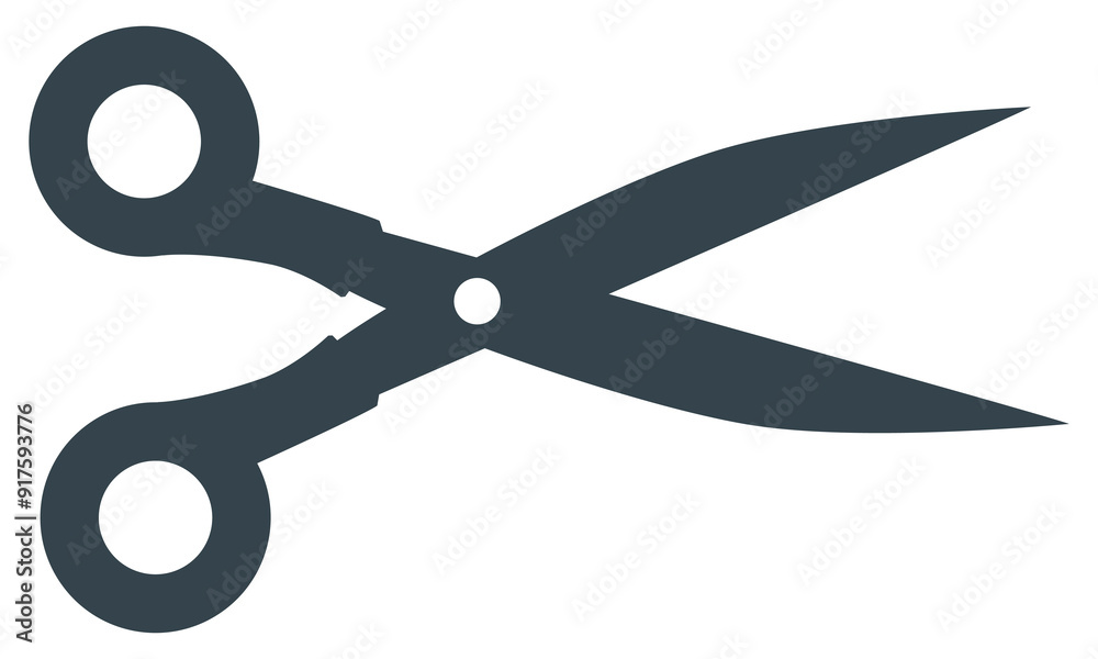 Scissors icon isolated on white background. Scissors icon isolated on white background.
