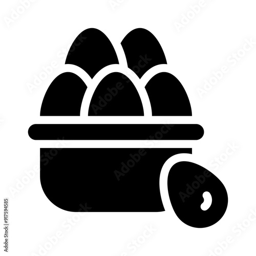 eggs glyph icon