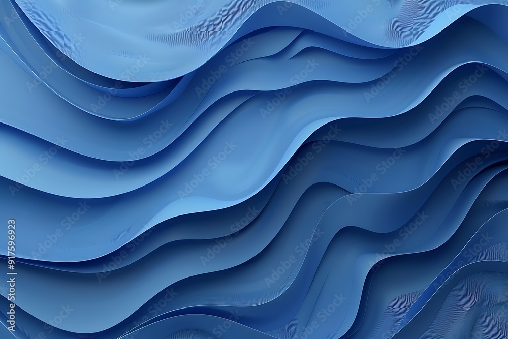 Abstract Blue Wavy Background Abstract Blue Wavy Background