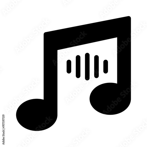 music glyph icon