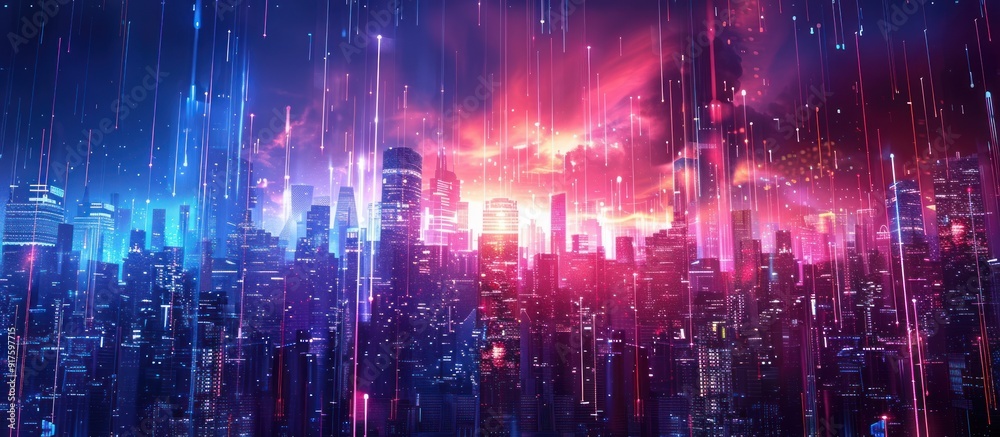 Cyberpunk Cityscape Cyberpunk Cityscape