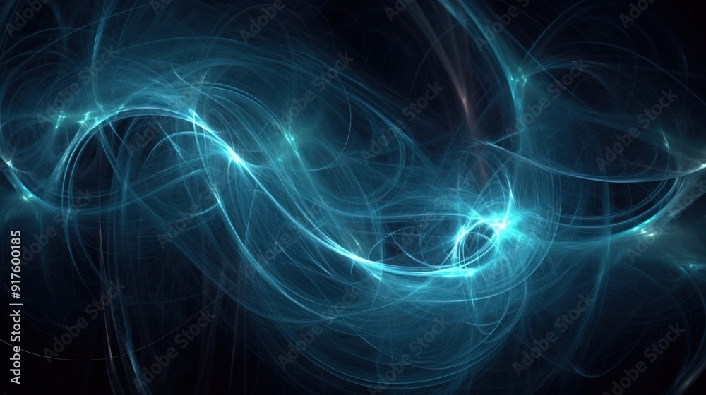 Quantum entanglement, scientific technology abstract concept. AI generated. Quantum entanglement, scientific technology abstract concept. AI generated.