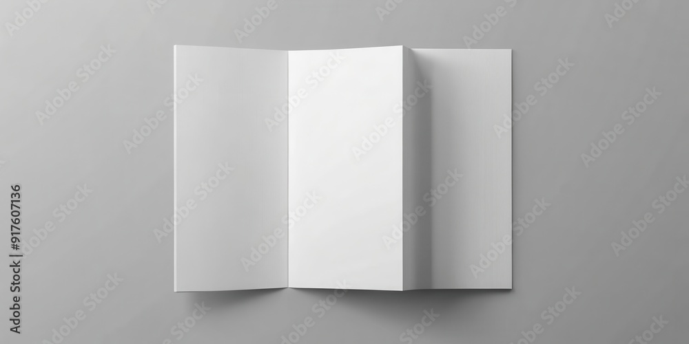 Realistic blank A4 tri-fold brochure for mockup, blank, A4, tri-fold, brochure, mockup, realistic, paper, template Realistic blank A4 tri-fold brochure for mockup, blank, A4, tri-fold, brochure, mockup, realistic, paper, template