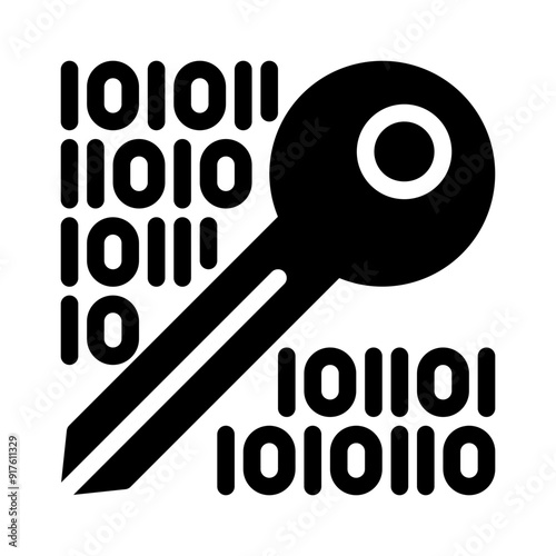 encryption glyph icon