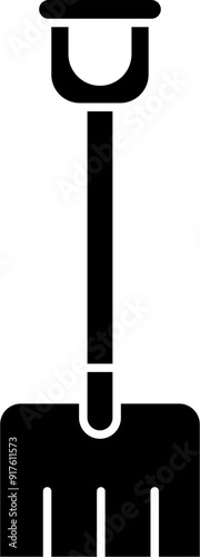 Snow shovel icon vector illustration