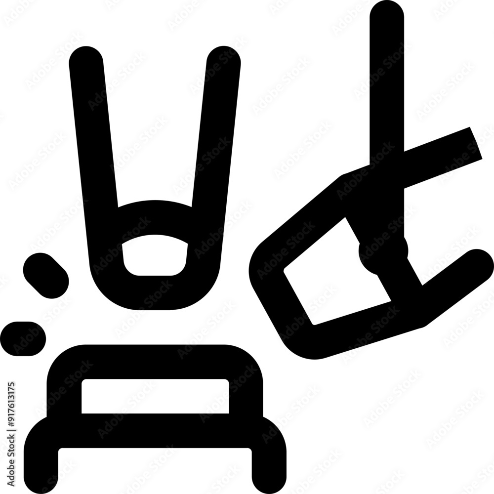 UI button Vector Icon Illustration. Line Style UI button Vector Icon Illustration. Line Style