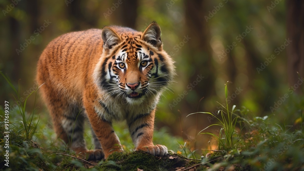 Obraz premium tiger in the forest