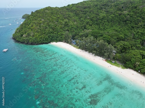Drone footage in Phi Phi Islands in Thailand photo