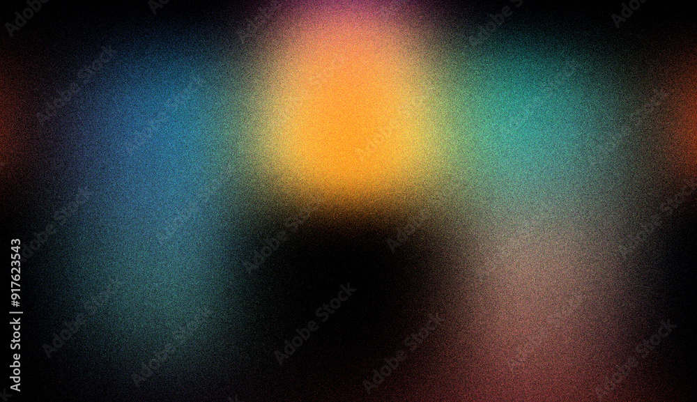 Obraz premium Gradient noisy texture background.abstract visual effect.blending various vibrant colors smoothly.For graphic design, banners, videos, animations and posters.