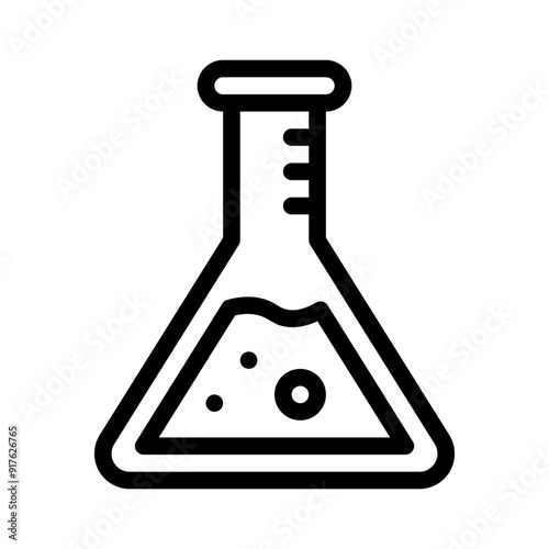 chemistry line icon