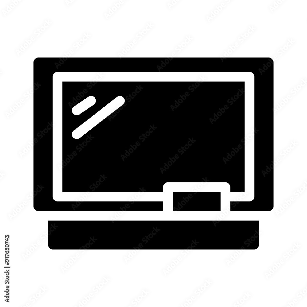 blackboard glyph icon blackboard glyph icon