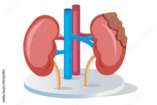 Kidney cancer starts in the kidneys. Similar diseases include renal cell carcinoma, Wilms tumor, and transitional cell carcinoma. It affects kidney function and may spread,red