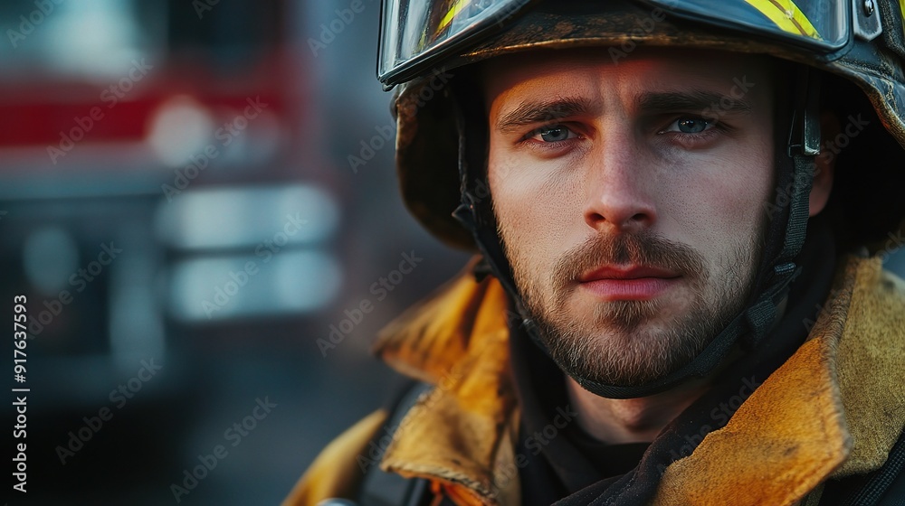 showing a former soldier now working as a firefighter showing a former soldier now working as a firefighter