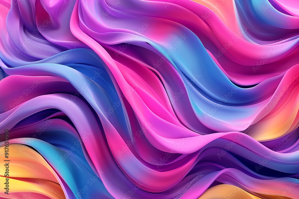 Abstract Swirling Colors