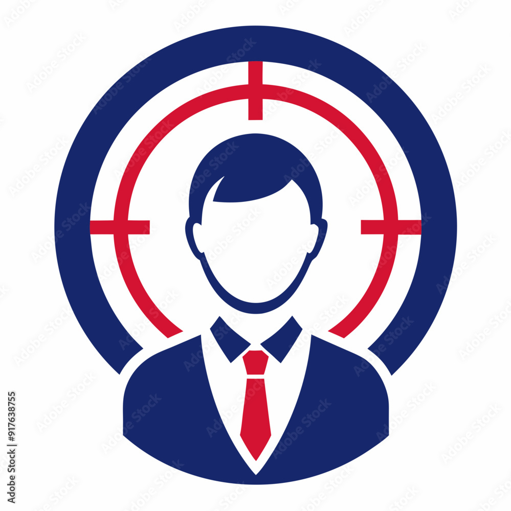 Creative target employee icon. vector dual-tone icon for your website, mobile, presentation, and logo design. Vector art Illustration. Creative target employee icon. vector dual-tone icon for your website, mobile, presentation, and logo design. Vector art Illustration.