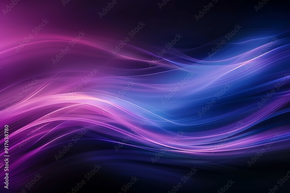 Abstract Purple and Blue Swirls Abstract Purple and Blue Swirls