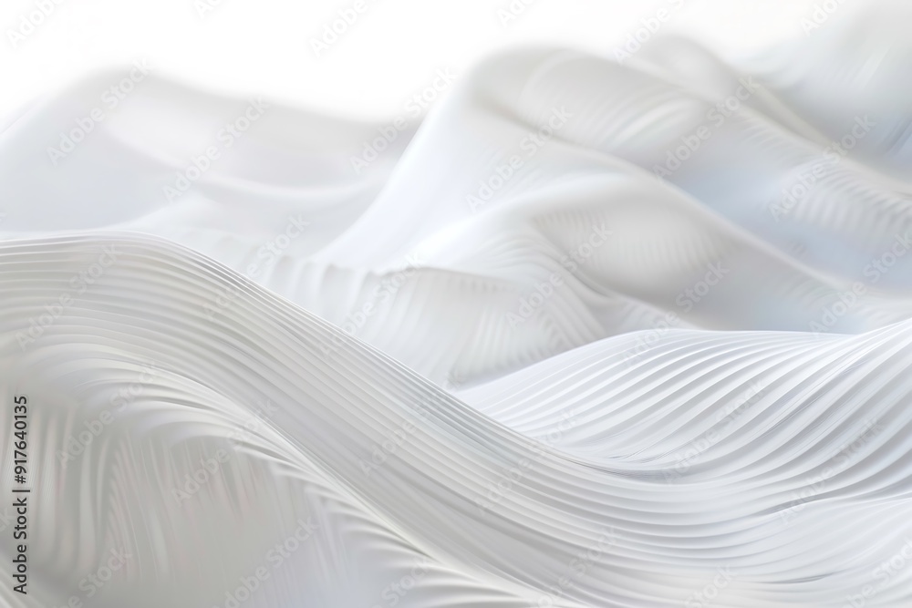 Abstract White Waves Abstract White Waves