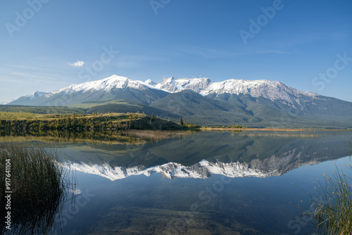 Beautiful landscape near Jasper National park,  Alberta, Canada 