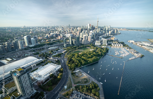 Modern buildings in Toronto city, Canada