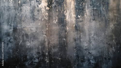 Abstract Grey Cement Wall Texture Gradient Background.