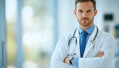 Confident Doctor in White Coat