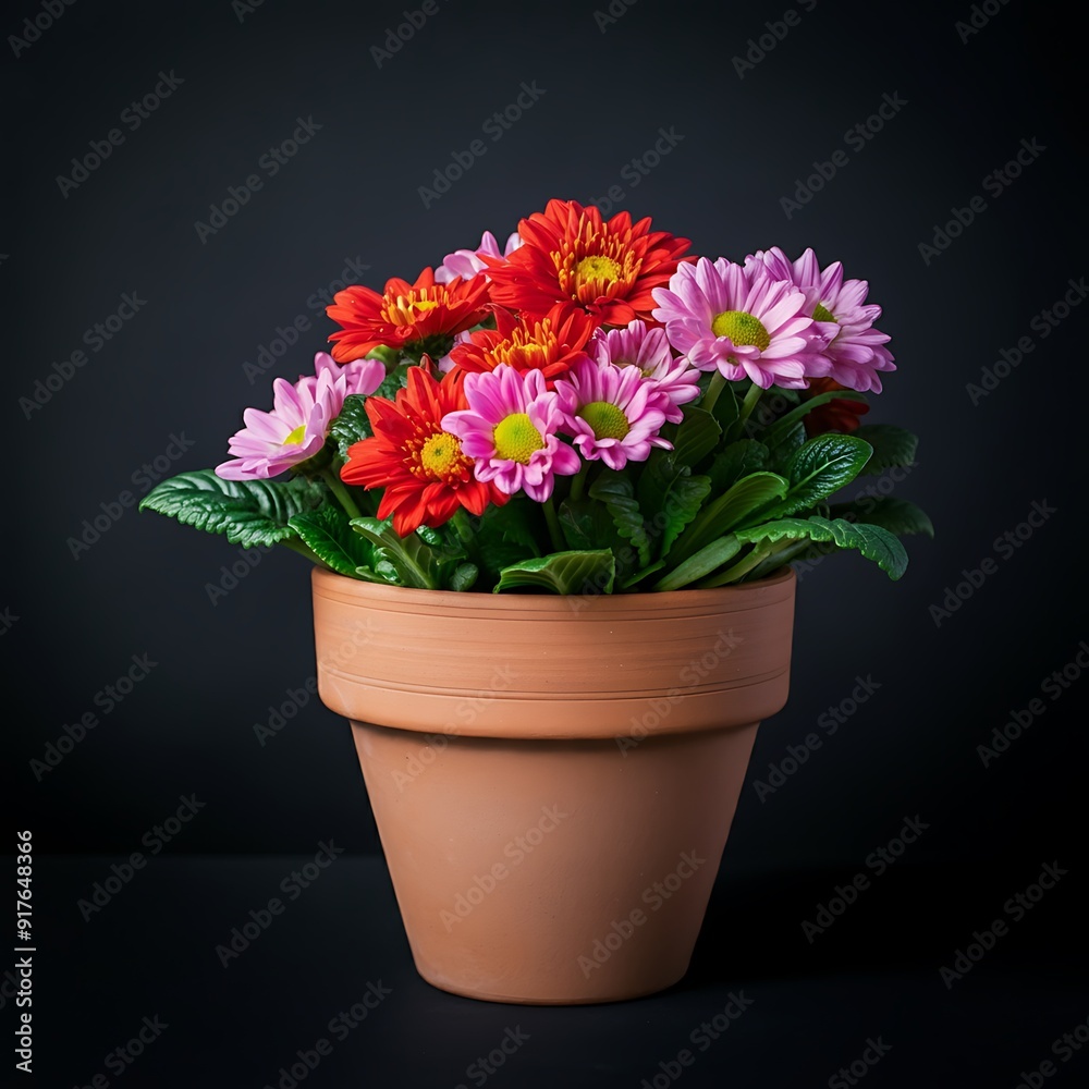 Naklejka premium Beautiful Flower Pot