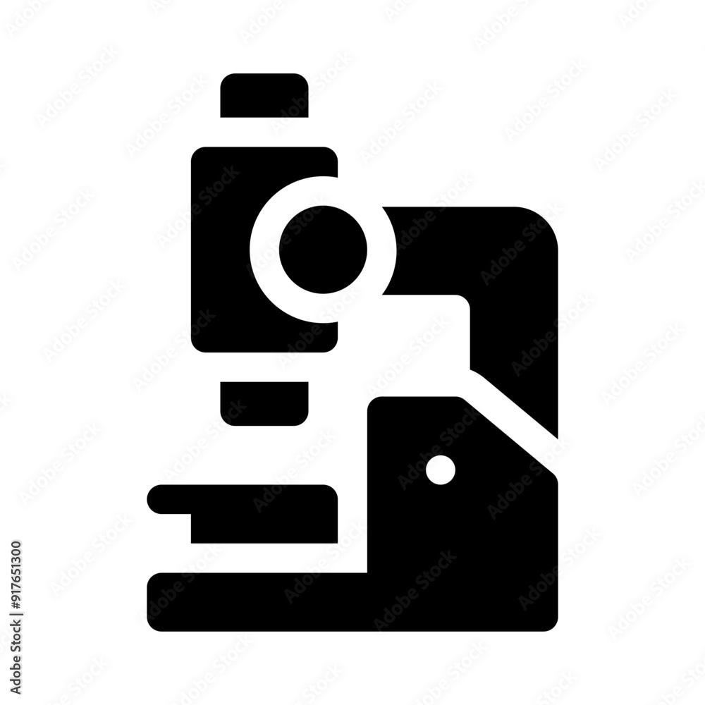 microscope glyph icon microscope glyph icon