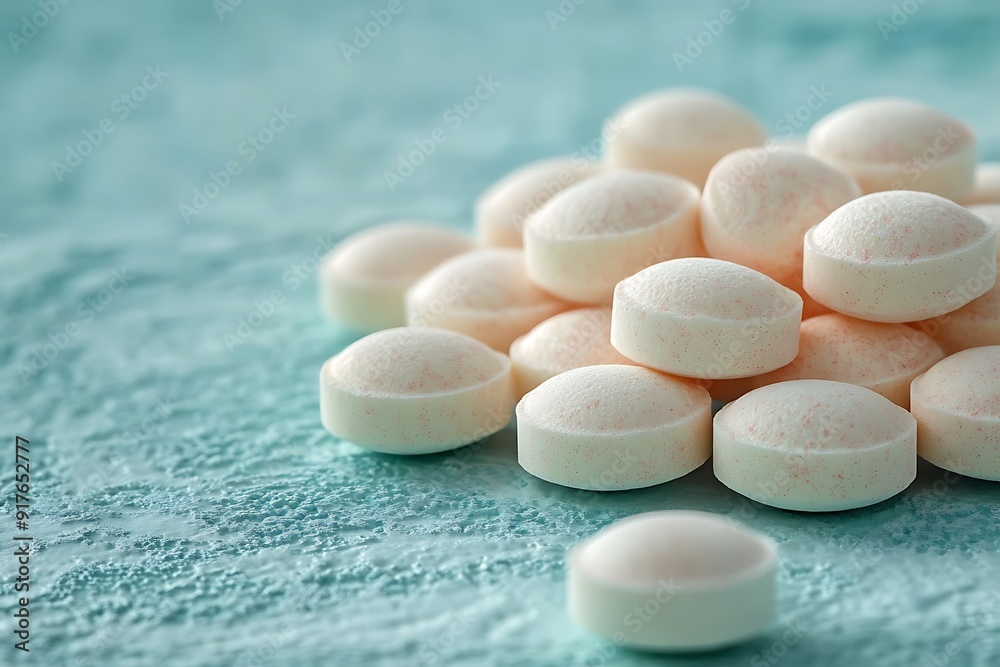 Aspirin Molecule in a Calming Pastel Green Background for Pain Relief Concepts Design Aspirin Molecule in a Calming Pastel Green Background for Pain Relief Concepts Design
